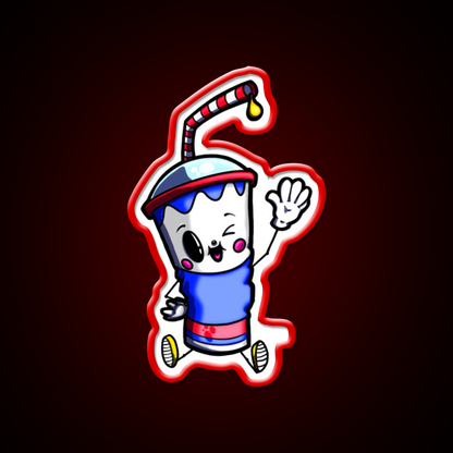 Beverage Fast Food Led Neon Sign For Burger Place Rgb Color