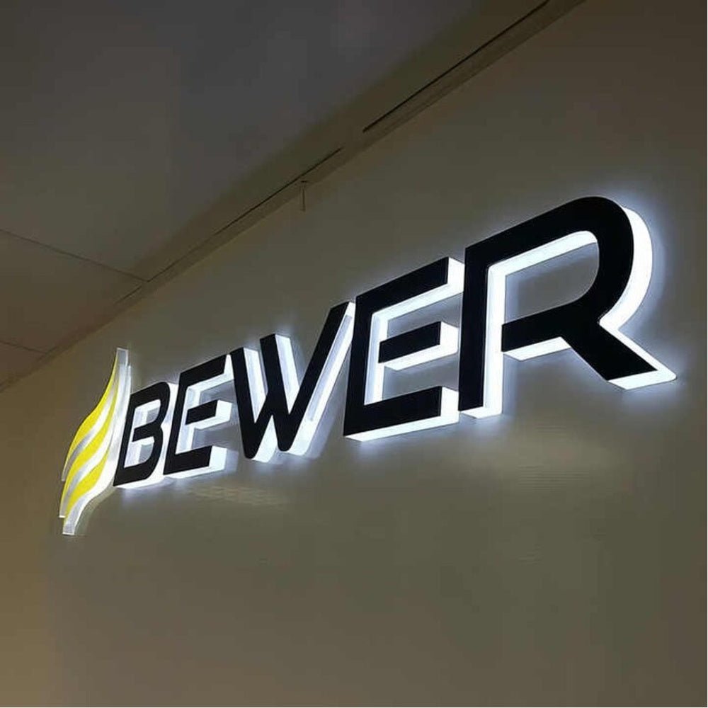 Bewer 3D Backlit Channel Letters Led Light Sign - Shineneon