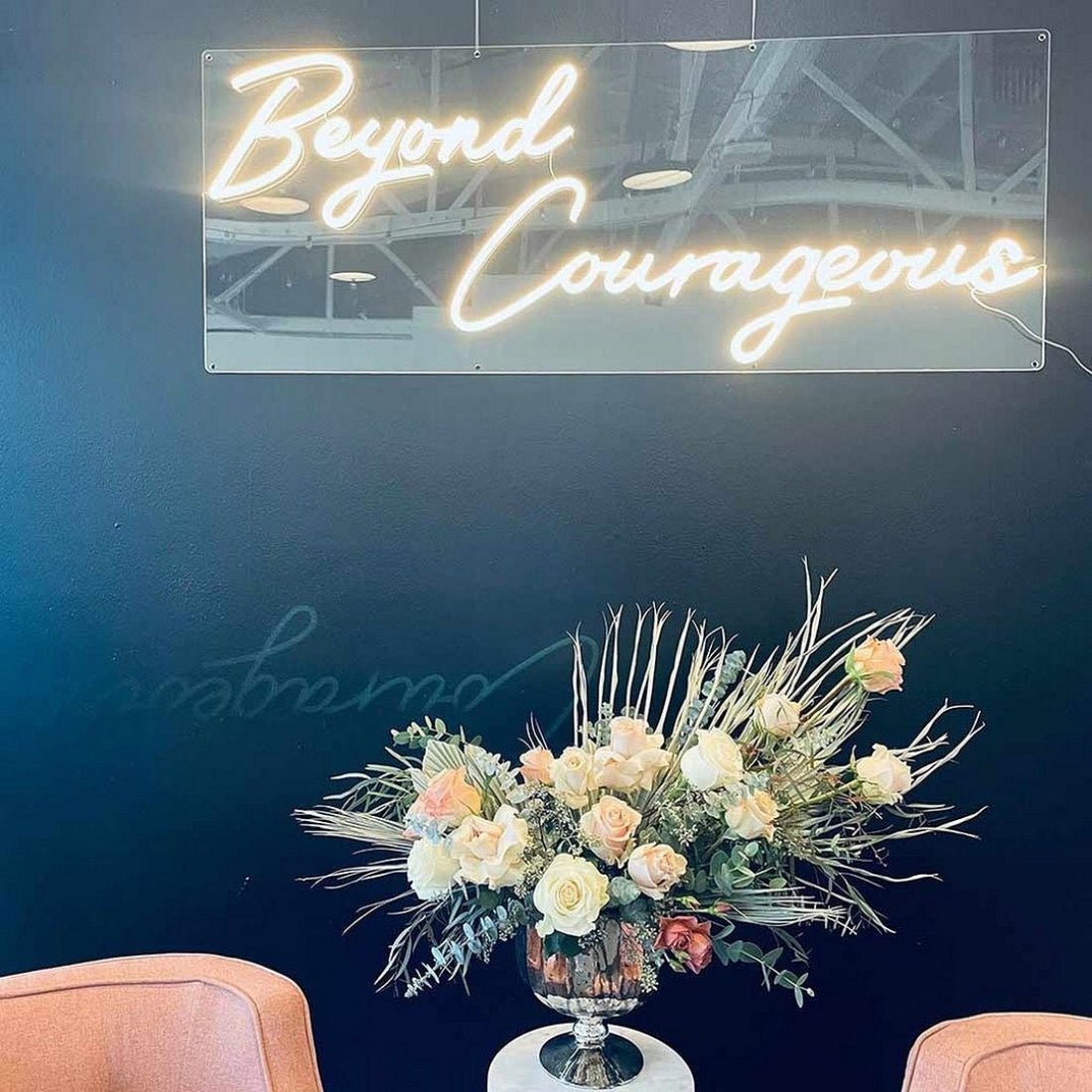 Beyond Courageous Led Sign Business Neon Sign - Shineneon