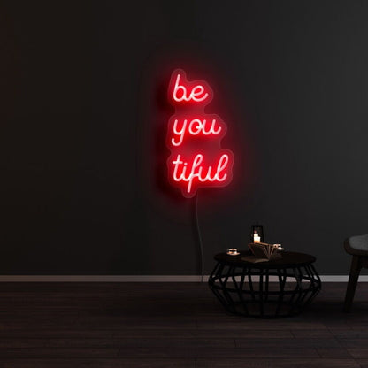 Beyoutiful Led Neon Sign - Shineneon