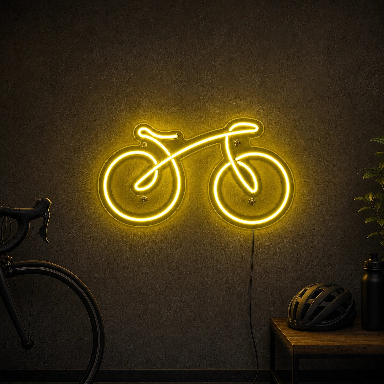 Bicycle Side Profile LED Neon Sign size image