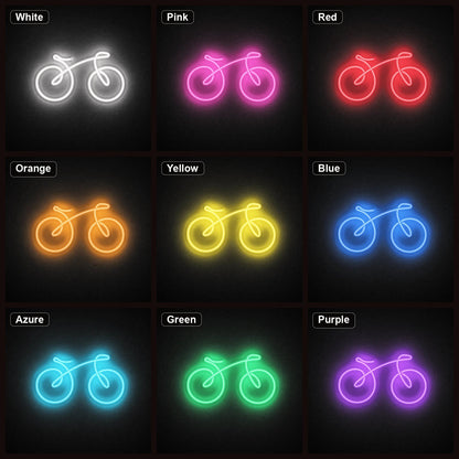 Bicycle Side Profile LED Neon Sign Man Cave Neon Sign - Shineneon