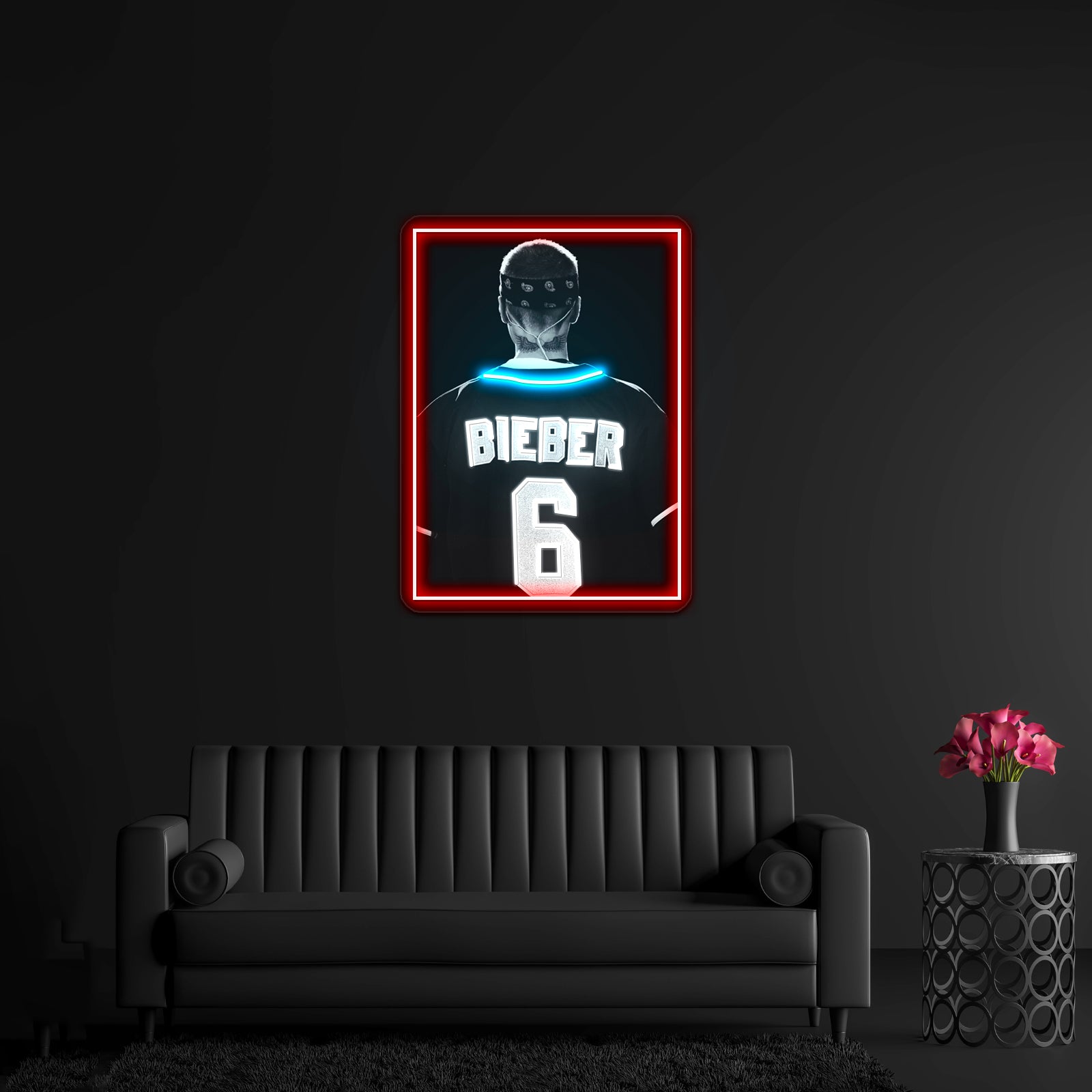 Bieber 06 Back Artwork Led Neon Sign | Shineneon