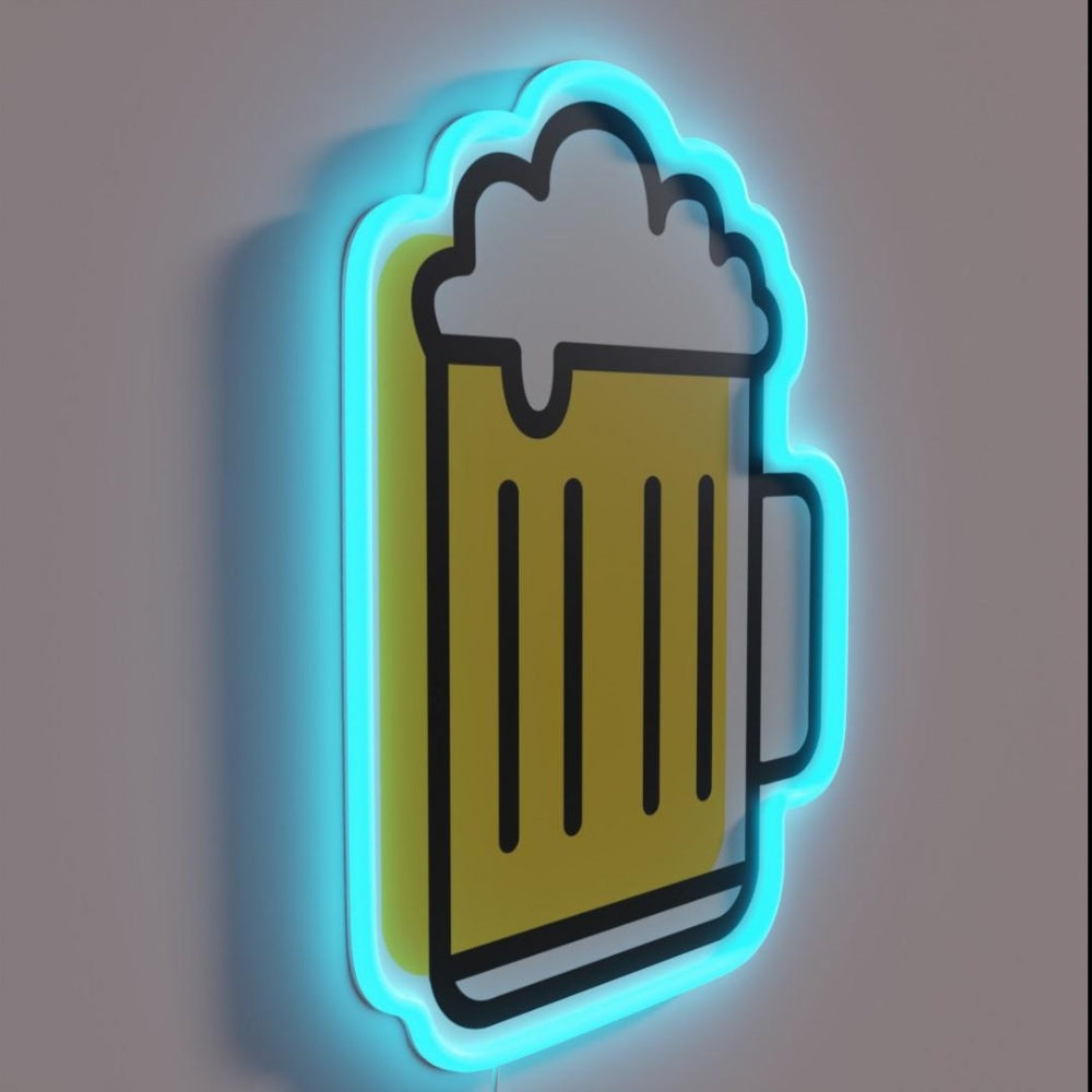 Bier Cheers Rgb Led Neon Sign - LED neon sign close-up detail