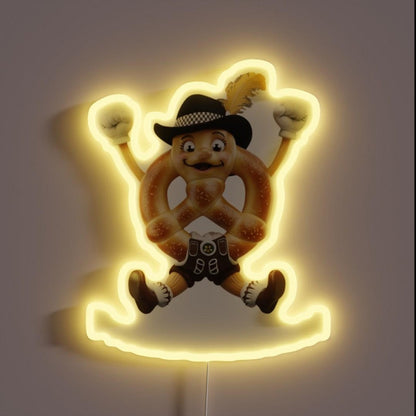 Biergarten Rgb Led Neon Sign - Custom LED neon sign front view