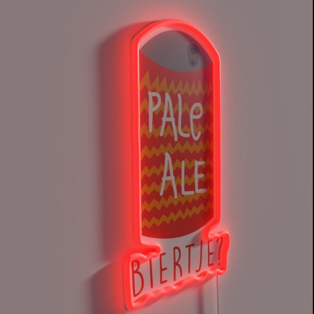 Biertje Rgb Led Neon Sign - LED neon sign close-up detail