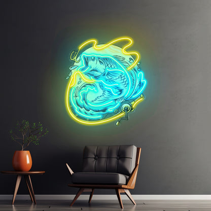 Big Beard Santa Neon Sign Neon Artwork For Sale