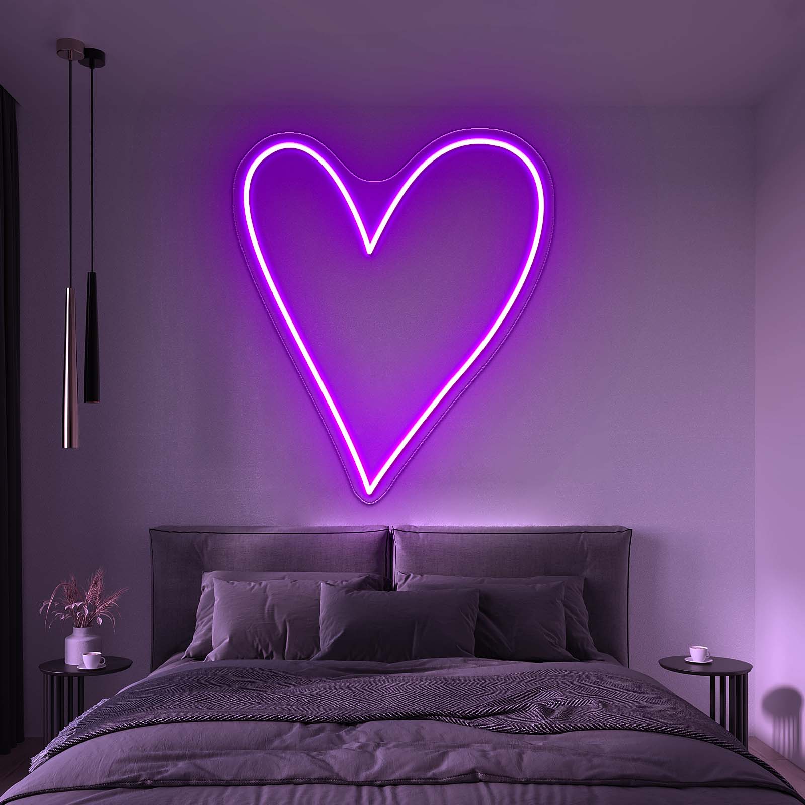 Big Big Heart Lovely Led Neon Sign | Shineneon