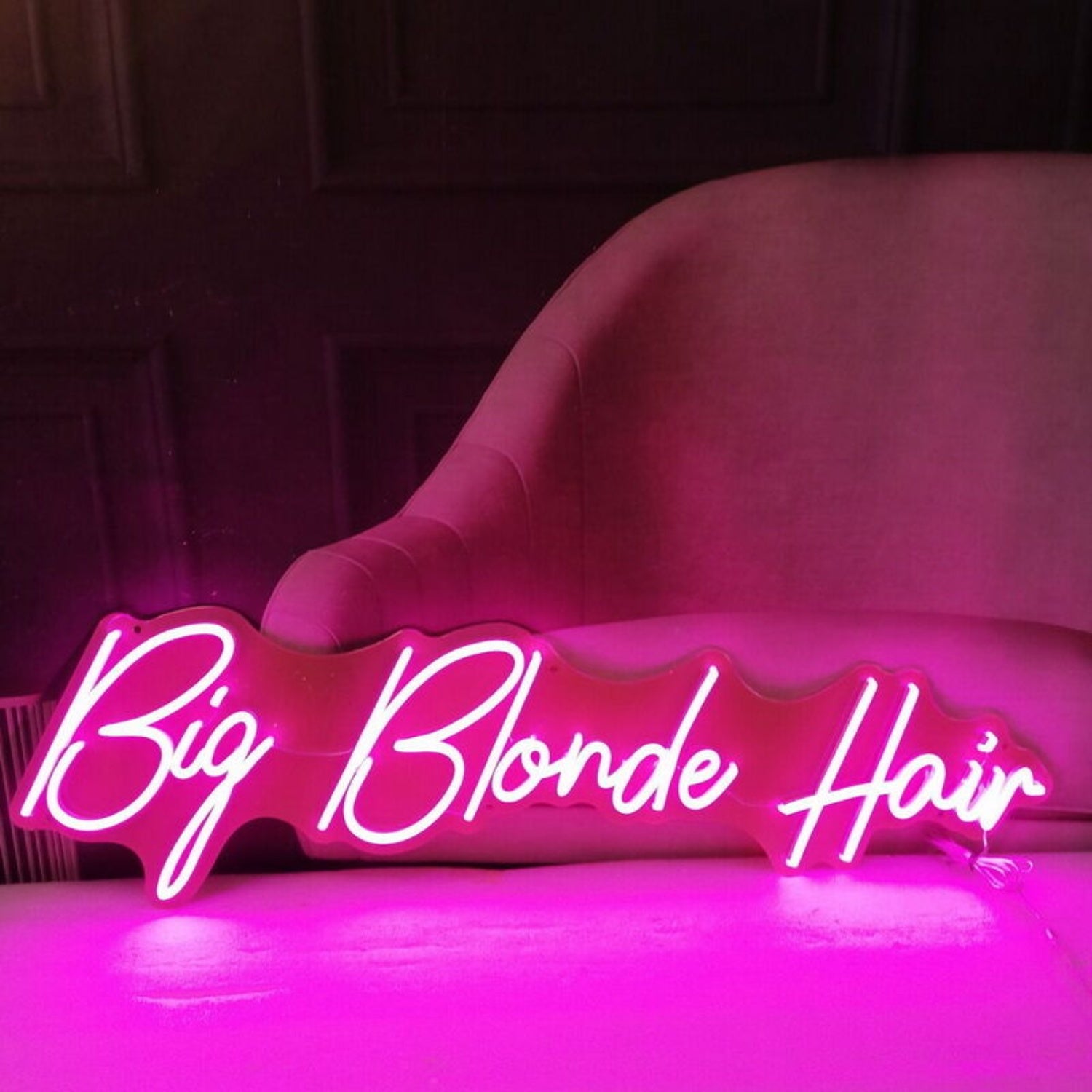 Big Blonde Hair Neon Sign | Shineneon