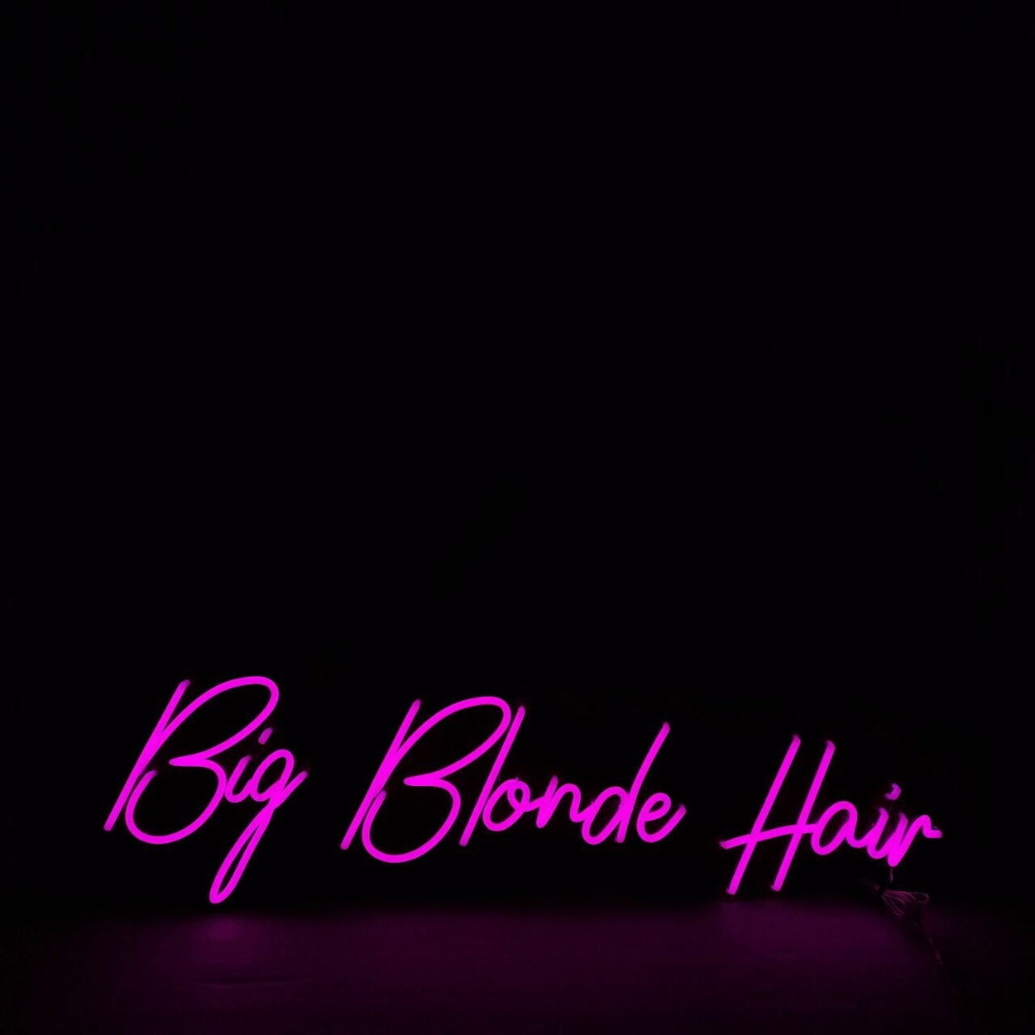 Big Blonde Hair Neon Sign | Shineneon