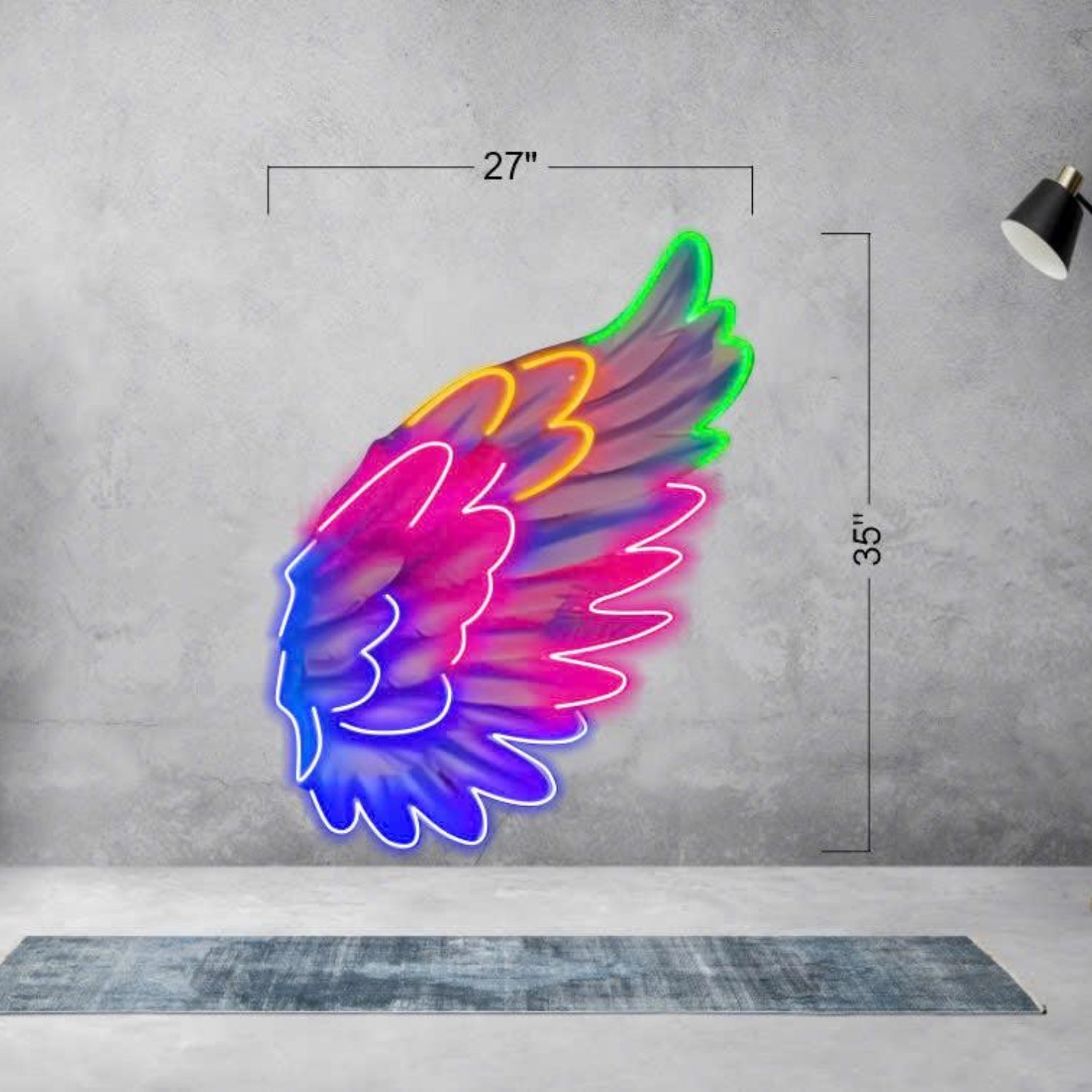 Big Bull Steak House Red-Blue-White Led Neon Sign For Restaurant Wall Decor | Shineneon