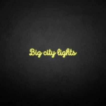 Big City Lights Neon Sign | Shineneon