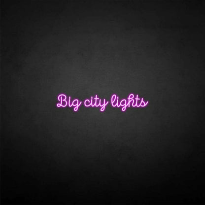 Big City Lights Neon Sign | Shineneon