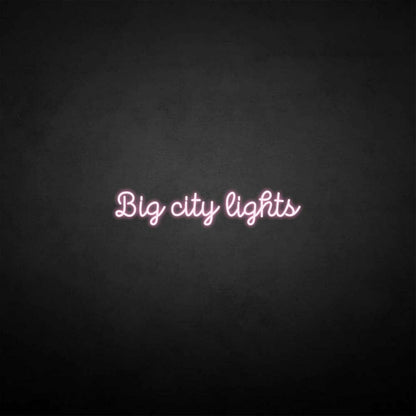 Big City Lights Neon Sign | Shineneon
