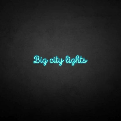 Big City Lights Neon Sign | Shineneon