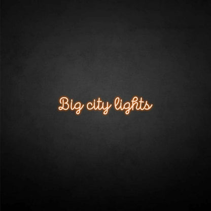 Big City Lights Neon Sign | Shineneon