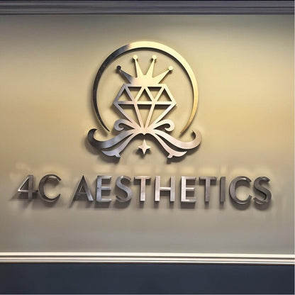 Big Dimond Logo 4C Aesthetics 3D Backlit Channel Letters Led Light Sign - Shineneon