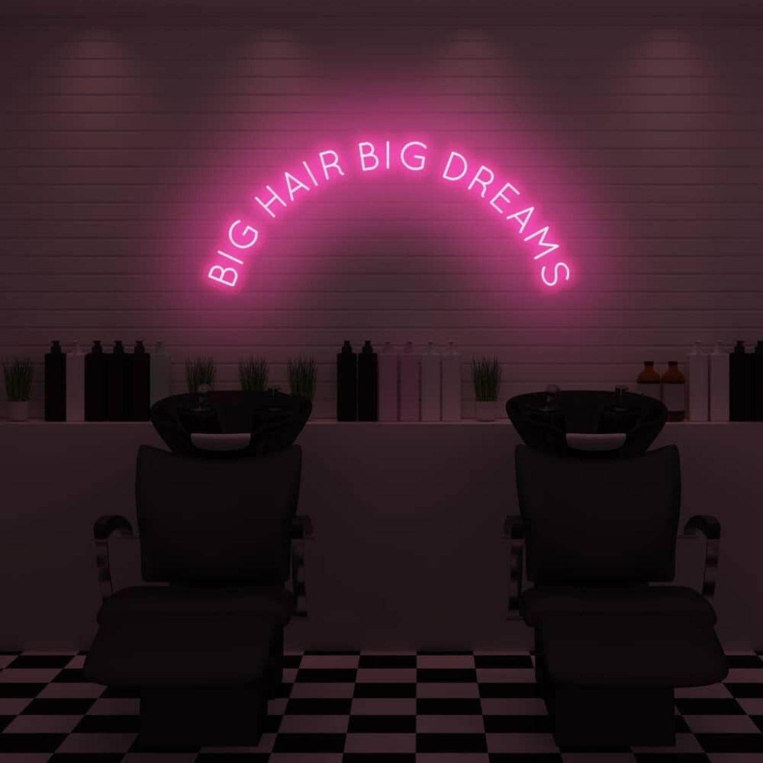 Big Hair Big Dreams Led Neon Sign - Shineneon