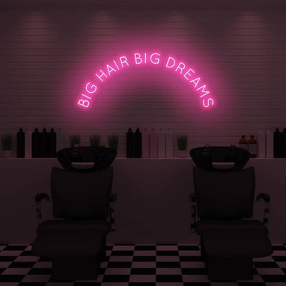 Big Hair Big Dreams Led Neon Sign - Shineneon