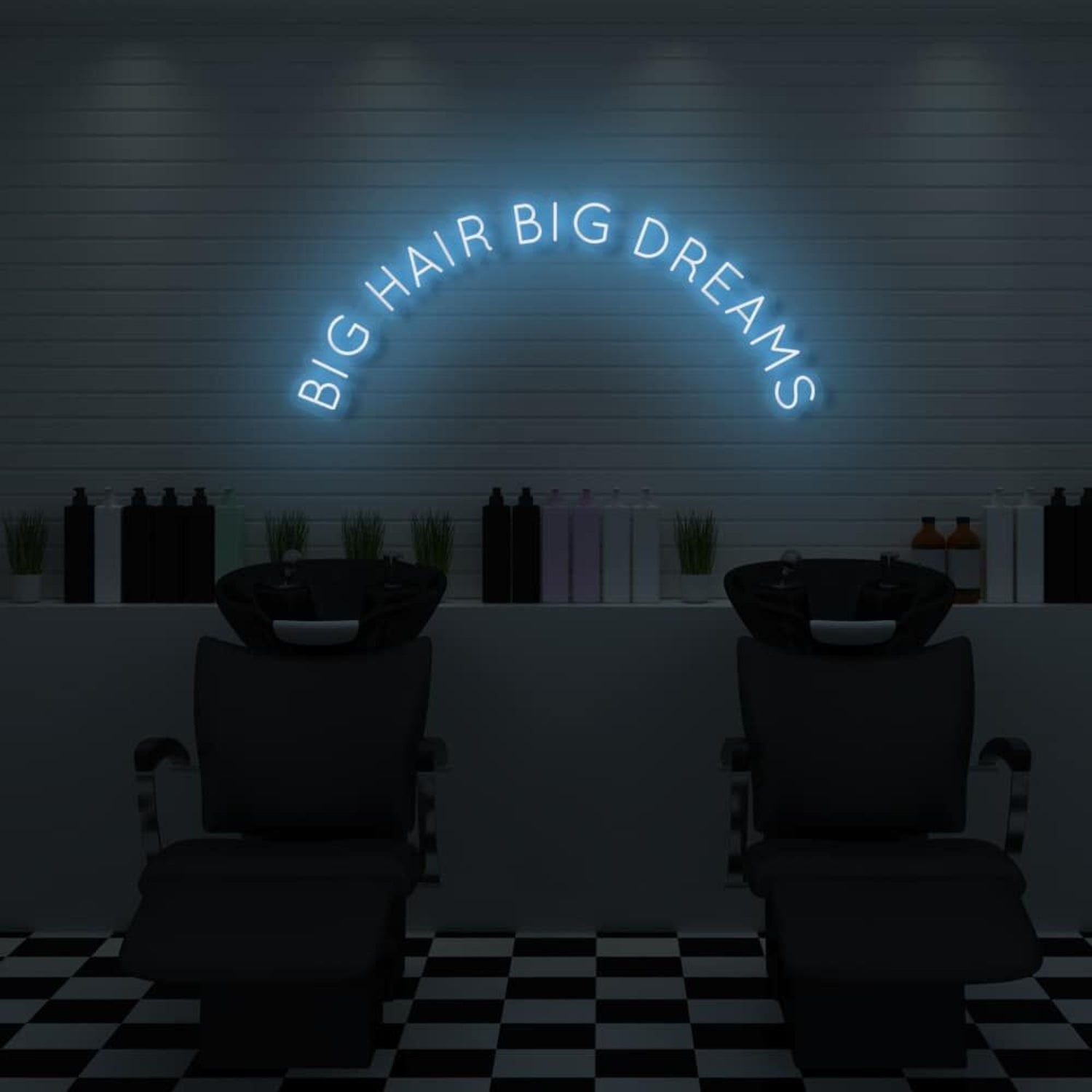 Big Hair Big Dreams Led Neon Sign - Shineneon