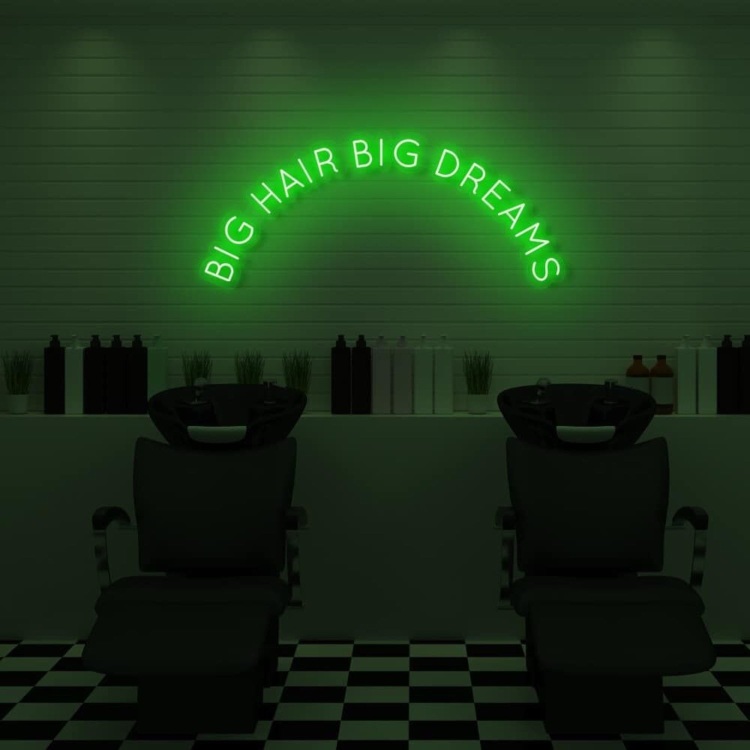 Big Hair Big Dreams Led Neon Sign - Shineneon