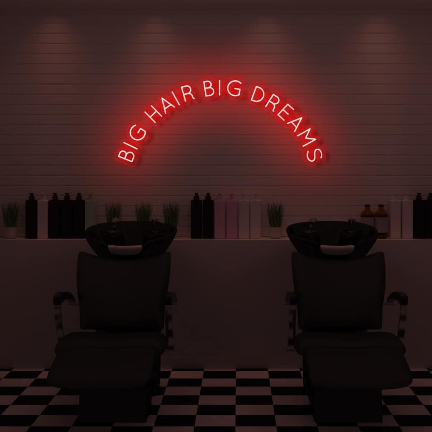 Big Hair Big Dreams Led Neon Sign - Shineneon