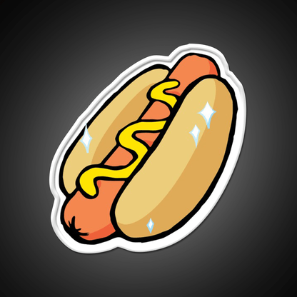 Big Hot Dog Fast Food Led Neon Sign For Burger Place Rgb Color - Shineneon