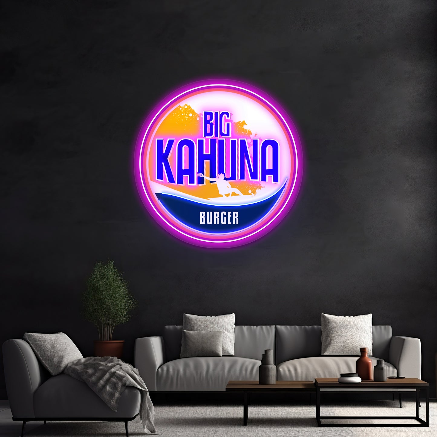 Big Kahuna Burger Artwork Led Neon Sign