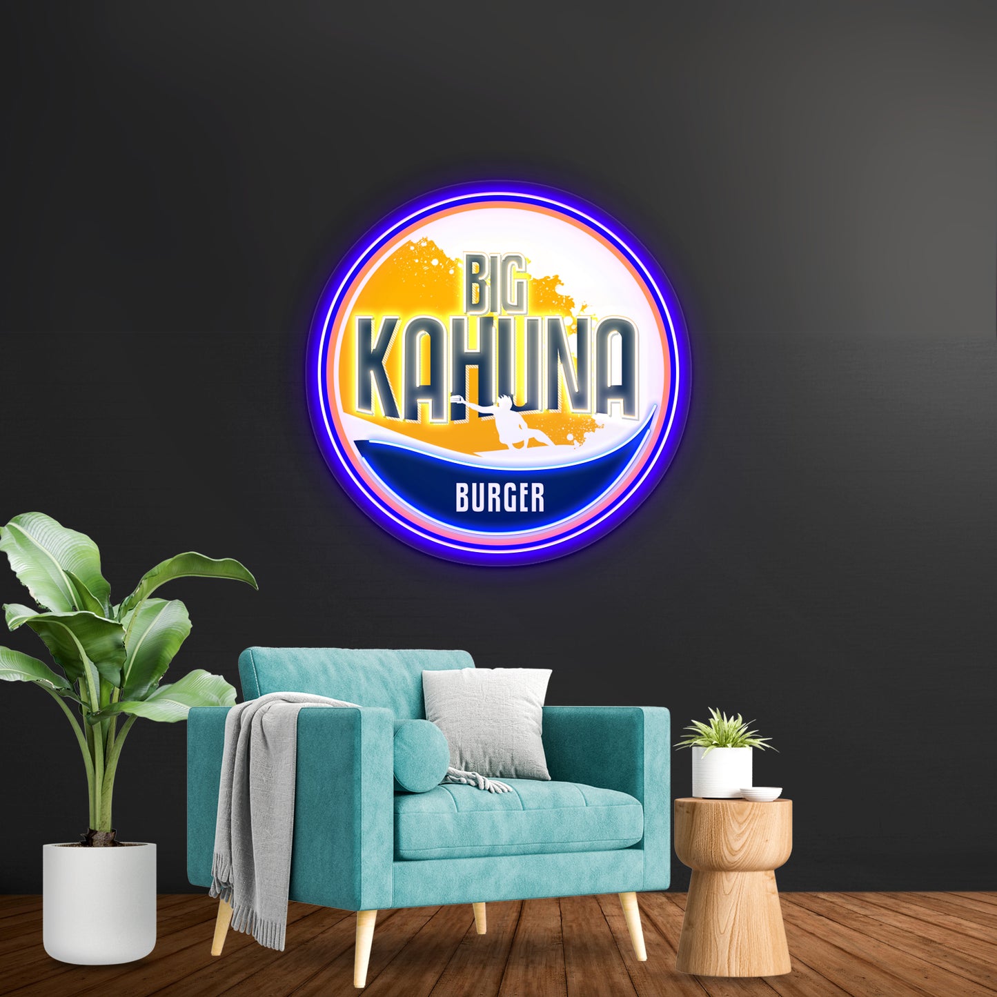 Big Kahuna Burger Artwork Led Neon Sign