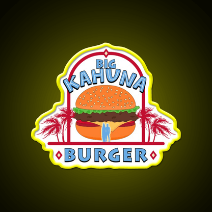 Big Kahuna Burger Fast Food Led Neon Sign For Burger Place Rgb Color - Shineneon