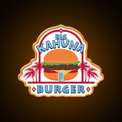 Big Kahuna Burger Fast Food Led Neon Sign For Burger Place Rgb Color - Shineneon