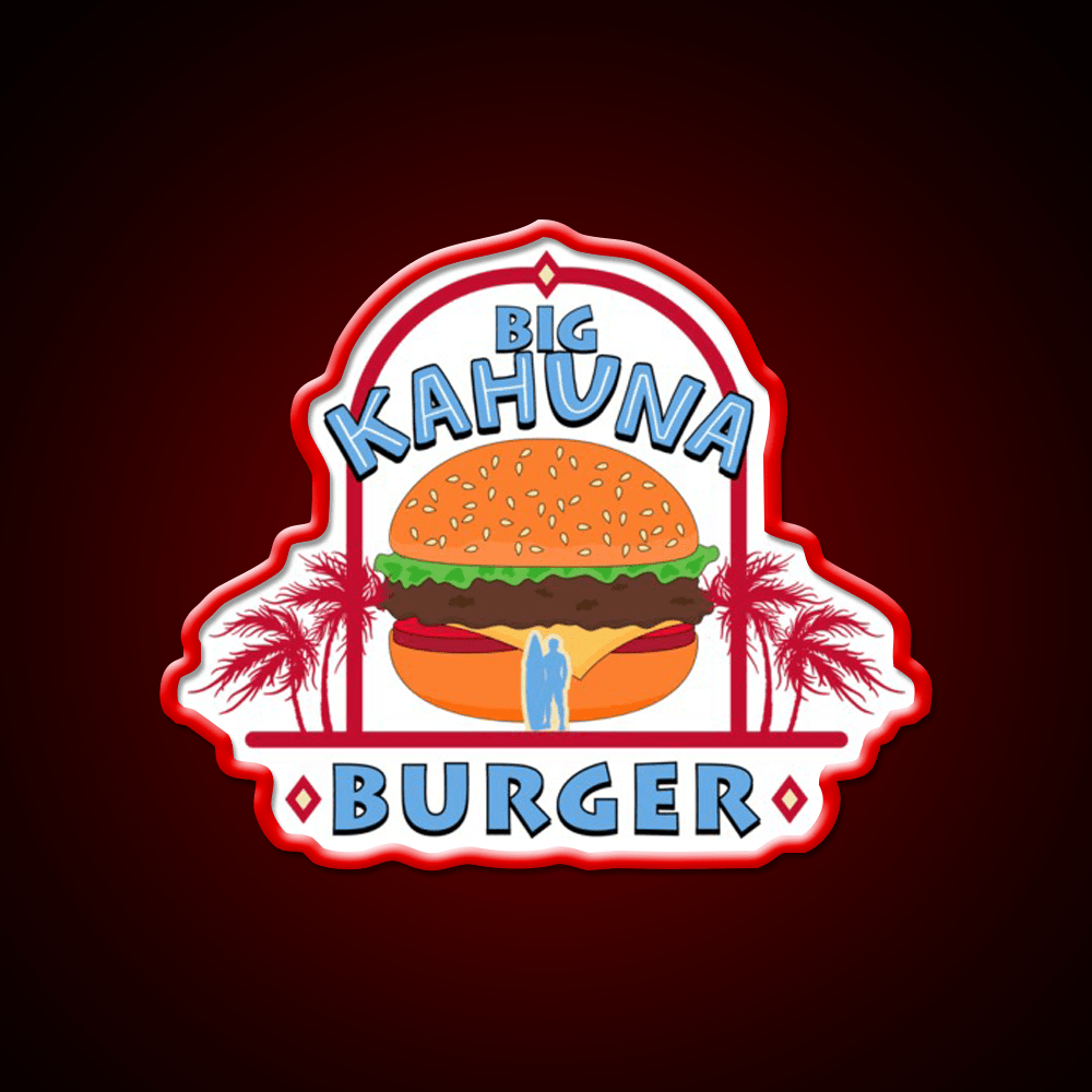 Big Kahuna Burger Fast Food Led Neon Sign For Burger Place Rgb Color - Shineneon