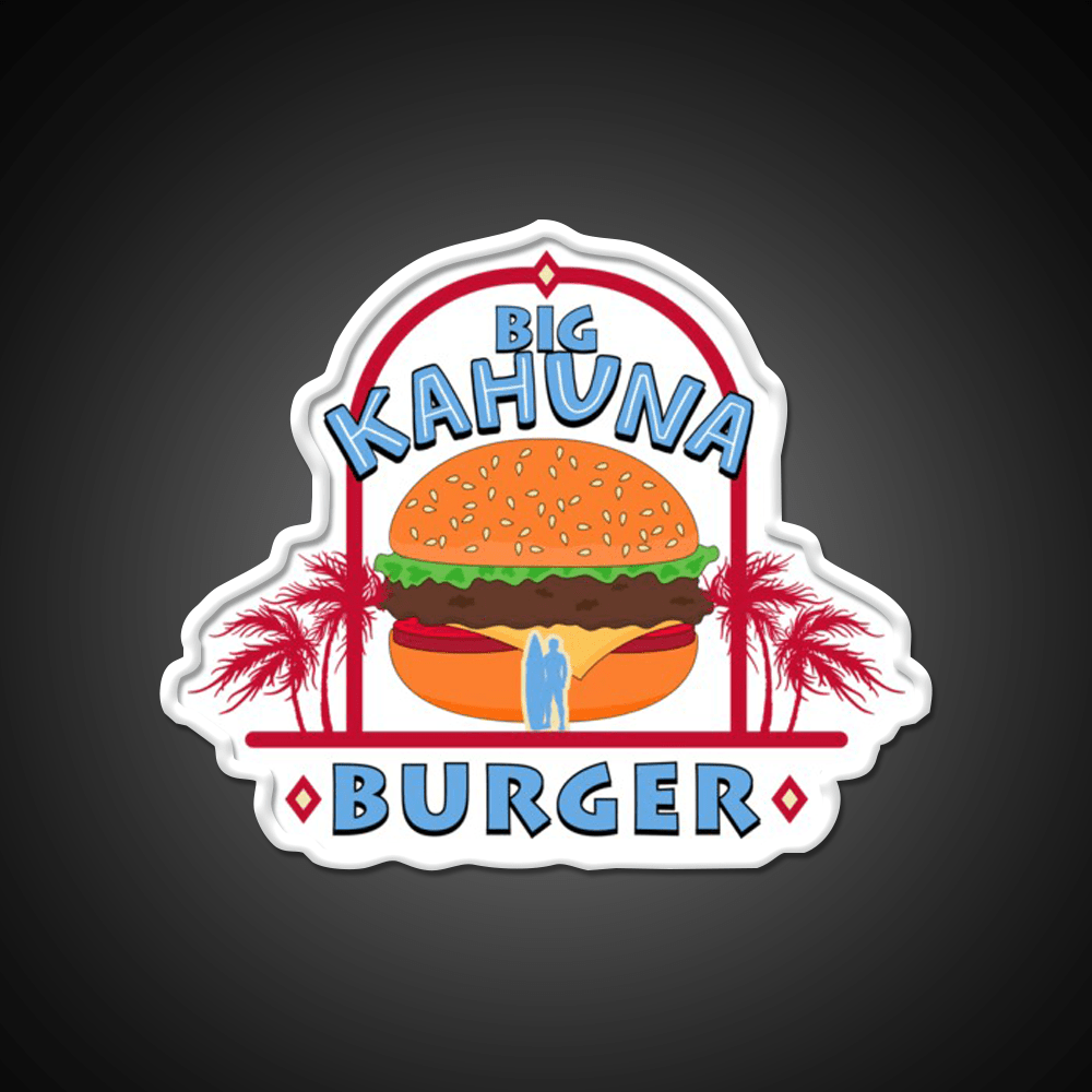 Big Kahuna Burger Fast Food Led Neon Sign For Burger Place Rgb Color - Shineneon