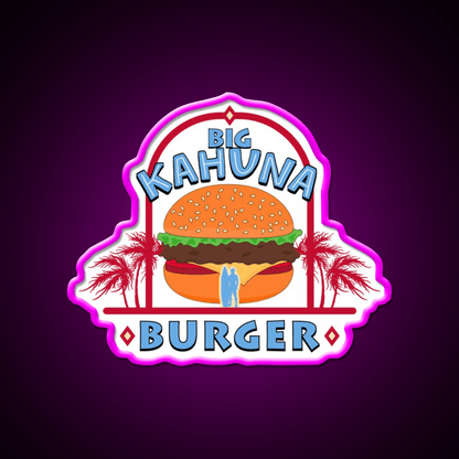 Big Kahuna Burger Fast Food Led Neon Sign For Burger Place Rgb Color - Shineneon