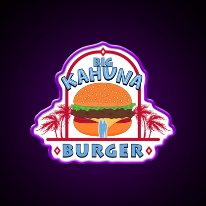 Big Kahuna Burger Fast Food Led Neon Sign For Burger Place Rgb Color - Shineneon