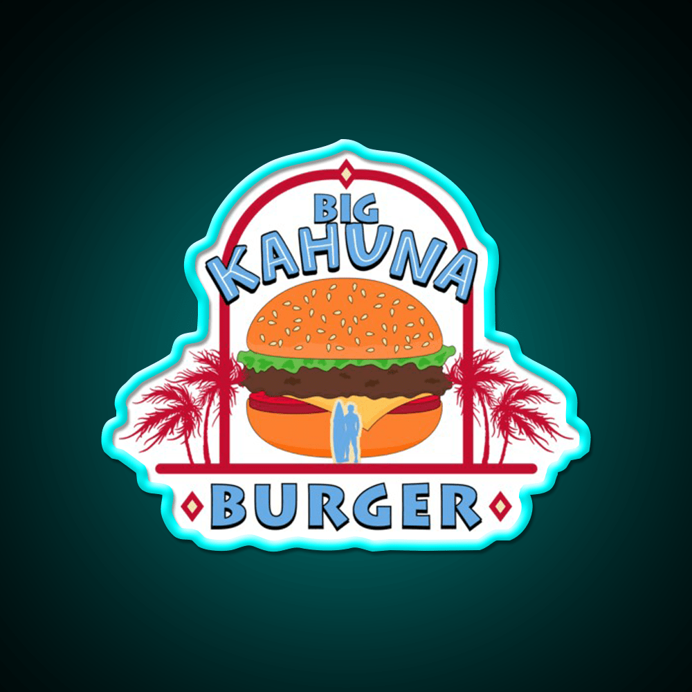 Big Kahuna Burger Fast Food Led Neon Sign For Burger Place Rgb Color - Shineneon