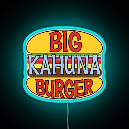 Big Kahuna Burger Rgb Led Neon Sign Pop Wall Art - Shineneon