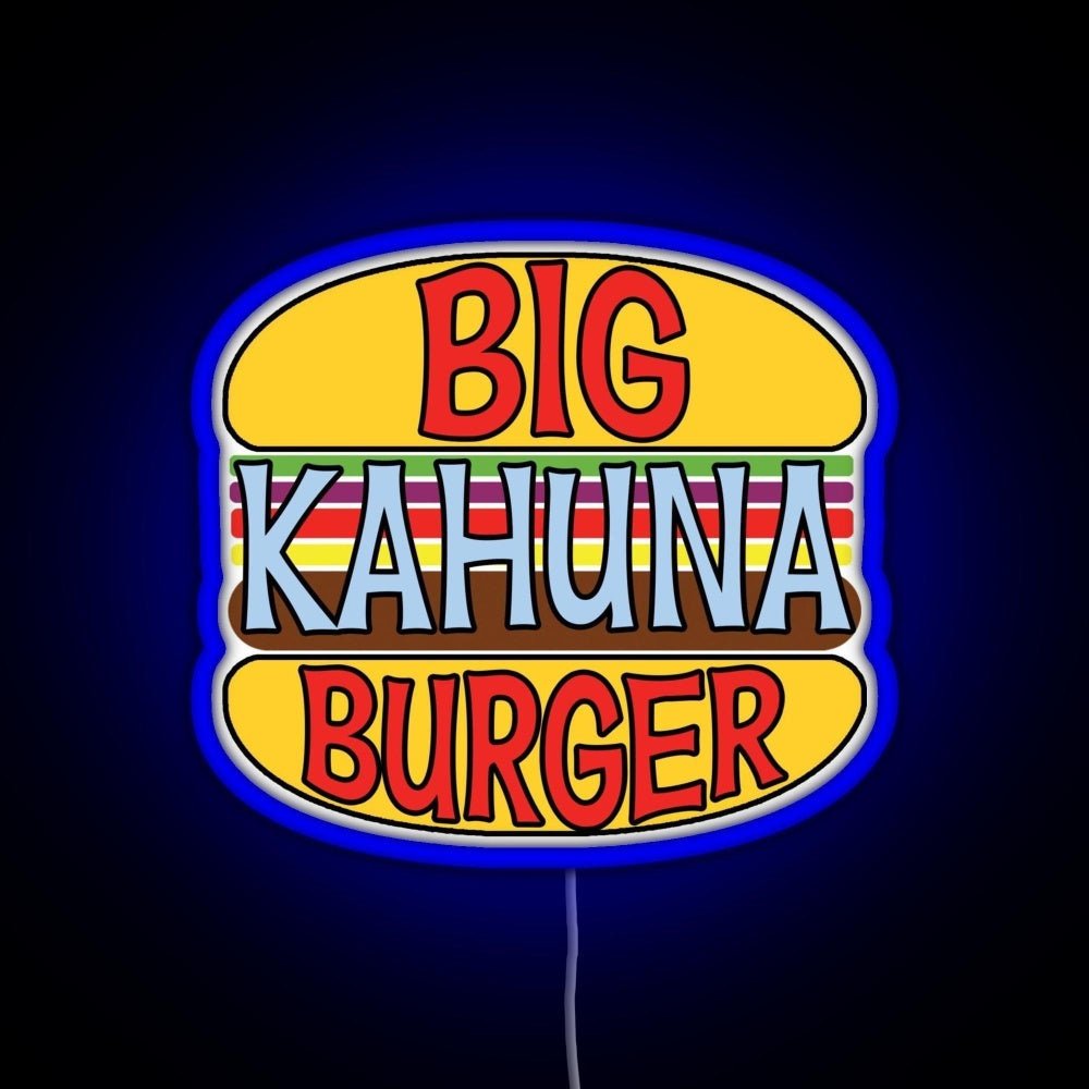 Big Kahuna Burger Rgb Led Neon Sign Pop Wall Art - Shineneon