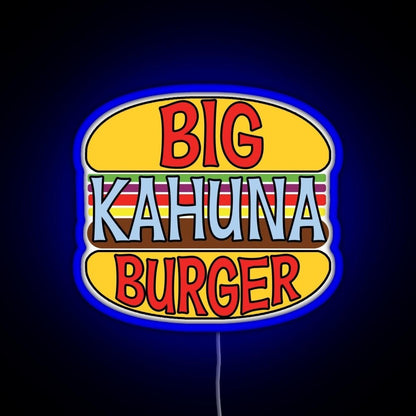 Big Kahuna Burger Rgb Led Neon Sign Pop Wall Art - Shineneon