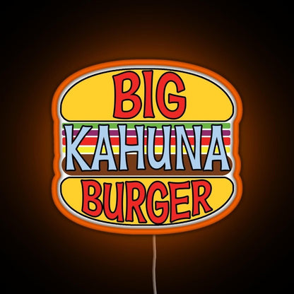 Big Kahuna Burger Rgb Led Neon Sign Pop Wall Art - Shineneon