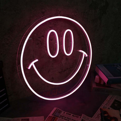 Big Smile Face Neon Sign For Positive And Fun Spaces | Shineneon