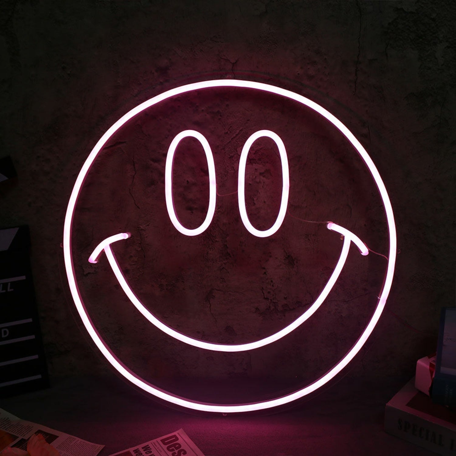 Big Smile Face Neon Sign For Positive And Fun Spaces | Shineneon