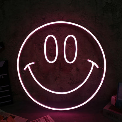Big Smile Face Neon Sign For Positive And Fun Spaces | Shineneon