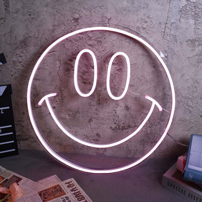 Big Smile Face Neon Sign For Positive And Fun Spaces | Shineneon