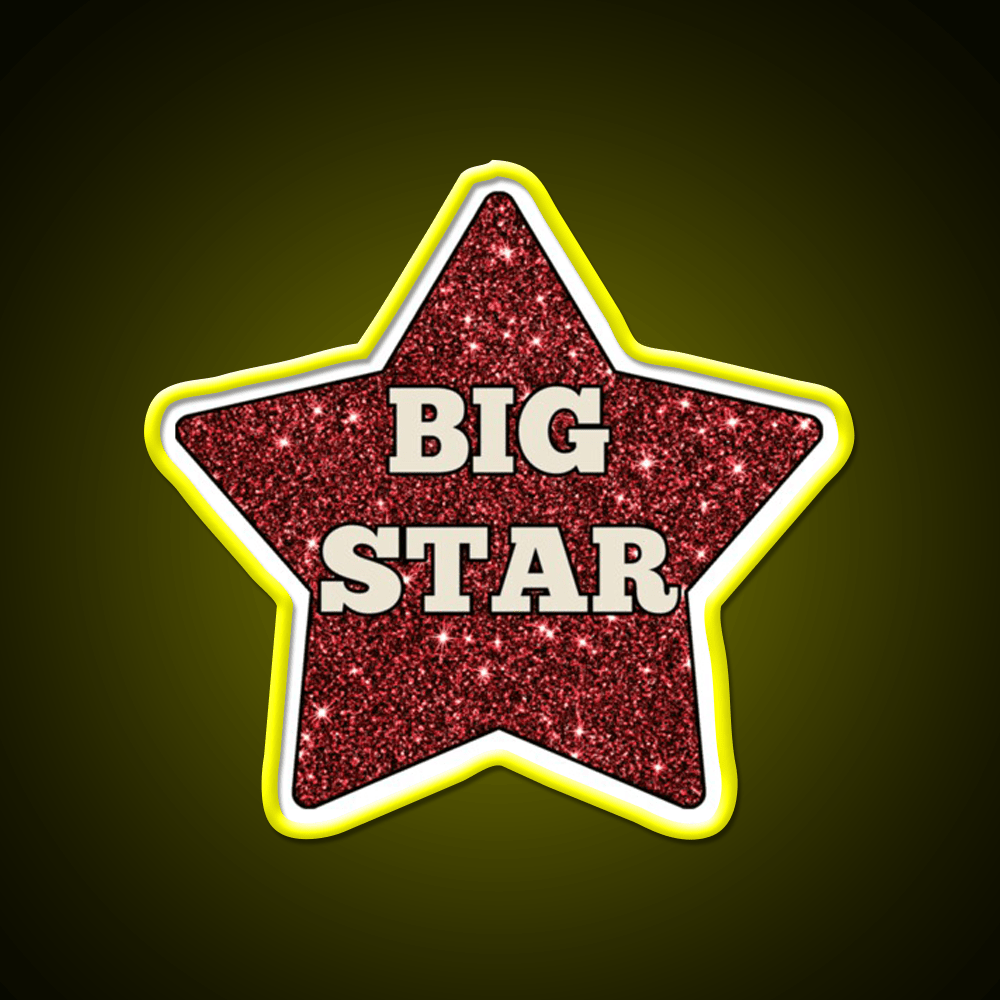 Big Star Party Drink Tequila Led Neon Sign Rgb Color - Shineneon