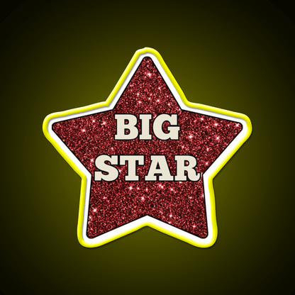 Big Star Party Drink Tequila Led Neon Sign Rgb Color - Shineneon