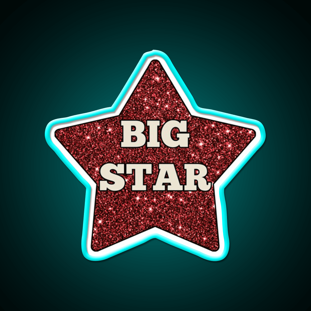 Big Star Party Drink Tequila Led Neon Sign Rgb Color - Shineneon
