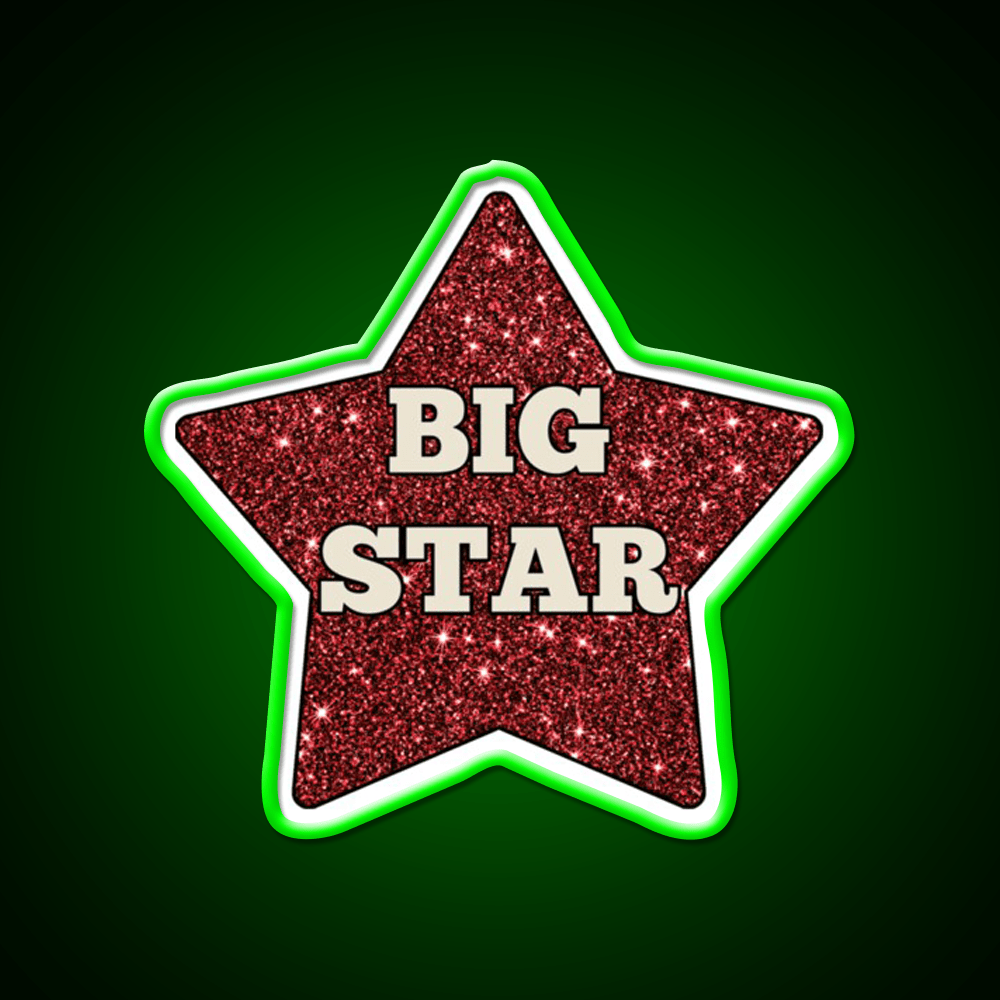 Big Star Party Drink Tequila Led Neon Sign Rgb Color - Shineneon