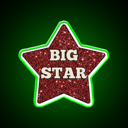 Big Star Party Drink Tequila Led Neon Sign Rgb Color - Shineneon