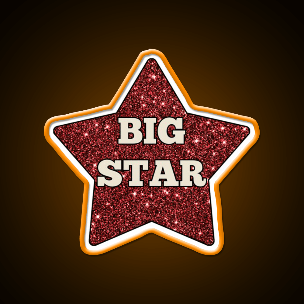 Big Star Party Drink Tequila Led Neon Sign Rgb Color - Shineneon